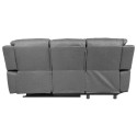 Nurgadiivan BERIT VN manuaalne recliner 214x160/95xH98cm, tumehall