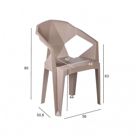 Chair MUZE taupe