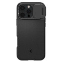 Mobiili tagakaas Spigen iPhone 16 Pro Optik Armor MS, must