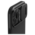 Mobiili tagakaas Spigen iPhone 16 Pro Optik Armor MS, must