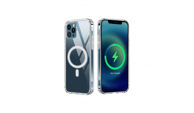 Mobiili tagakaas Setty iPhone 16 Plus Anti Shock Magsafe, läbipaistev