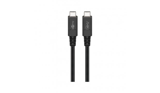 USB kaabel Wentronic USB-C to USB-C, 100W, 1m