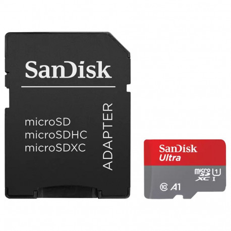 Mälukaart SanDisk 128GB Ultra MicroSDXC + adapter