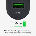 Travel Charger USB Type-C PD 25W USB AFC By SBS Black