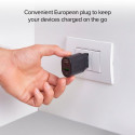 Travel Charger USB Type-C PD 25W USB AFC By SBS Black