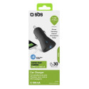 Car Charger 3100mAh Type-C USB 2.1A By SBS Black