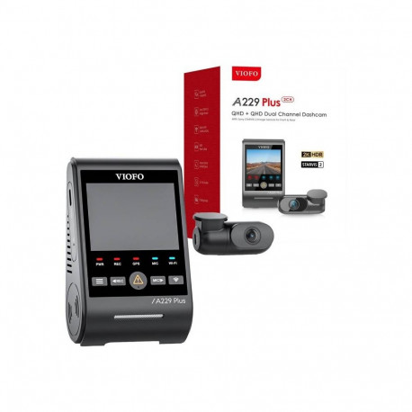VIOFO A229 PLUS 2CH 2K + 2K WiFi, GPS