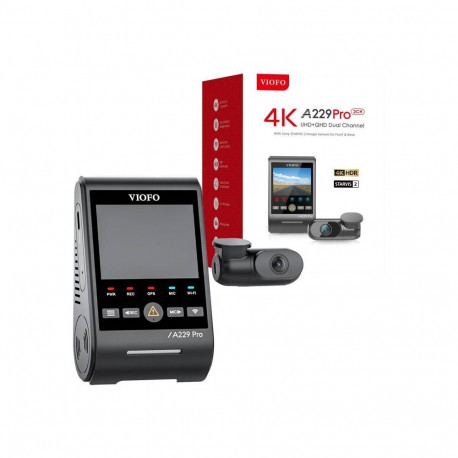 VIOFO A229 PRO 2CH 4K + 2K WiFi, GPS