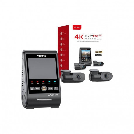 VIOFO A229 PRO 3CH 4K + 2K + 1080P WiFi, GPS