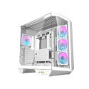 Darkflash DY470 computer case (white) + 4 fans + GPU bracket