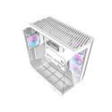 Darkflash DY470 computer case (white) + 4 fans + GPU bracket