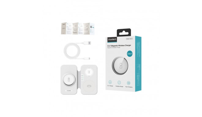 Choetech T616-F 3-in-1 inductive charger (white)
