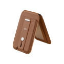 ESR magnetic wallet with stand function (brown)
