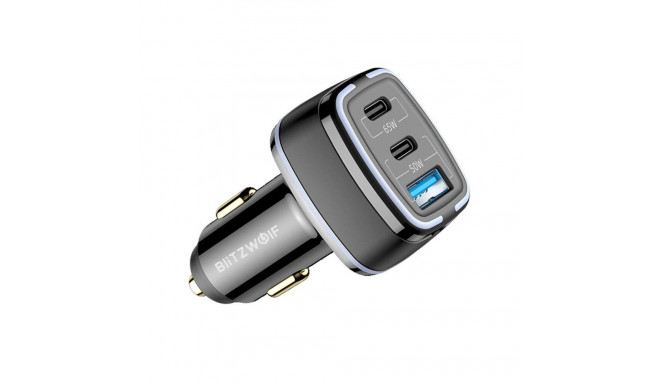 BlitzWolf BW-BC4 115W 3-Port USB PD car charger
