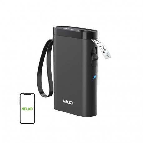 Nelko P21 thermal label printer (black)