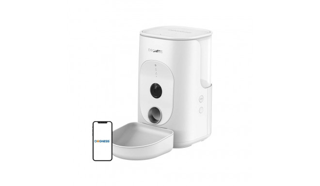 Dogness F15 WiFi 4L smart food dispenser with camera with plastic bowl (white)