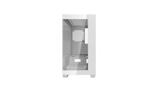 Darkflash C218M computer case + 6 ARGB fans (white)