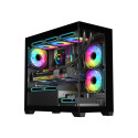 Darkflash C218M computer case + 6 ARGB fans (black)