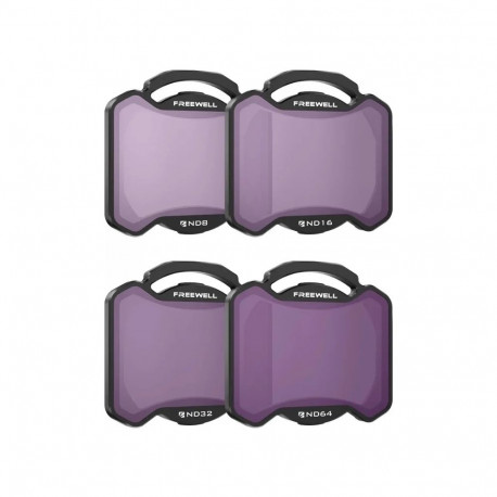 Set of 4 filters ND8,16,32,64 Freewell for DJI Avata 2
