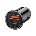 Car Charger Baseus Circular PD QC4.0+ 5A 30W (czarna)
