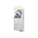 Hub 9in1 Baseus Metal Gleam Series, USB-C to 2x USB 3.0 + 2x HDMI + USB 2.0 + USB-C PD + Ethernet RJ