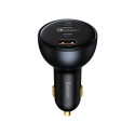 Car Charger Baseus Qualcomm, USB, 2x USB-C, 160W (Grey)