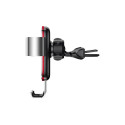Baseus Metal Age Gravity Car Mount (CD Version) Silver