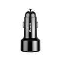 Ładowarka samochodowa Baseus Magic USB + USB-C QC 4.0  PD 45W (czarna)