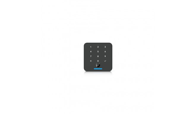 UBIQUITI READER FLEX BLACK. THIRD-GENERATION NFC CARD READER WITH A KEYPAD AND APPLE TOUCH PASS SUPP