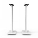 KANTO AUDIO PAIR - 26" UNIVERSAL BOOKSHELF SPEAKER STANDS - WHITE (PAIR)