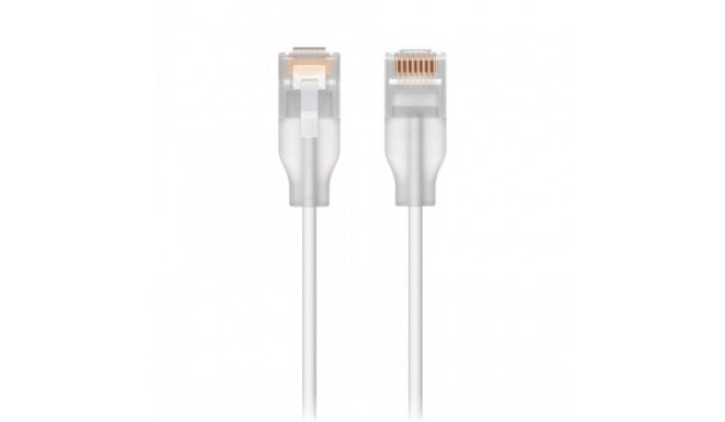 UBIQUITI NANO-THIN PATCH CABLE WITH 2.5 GBE SUPPORT DESIGNED TO SHOW ETHERLIGHTING™ EFFECTS / 0.3 M