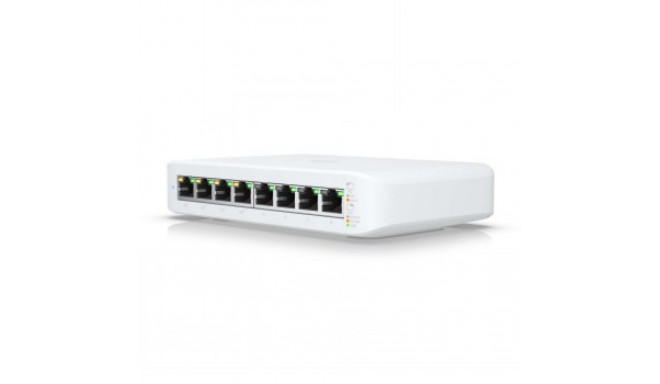 UBIQUITI 8-PORT, LAYER 2 POE SWITCH SUPPORTING SILENT FANLESS COOLING