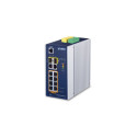 Switch: 8 x 10/100/1000Mbps PoE+, 2 x 10/100/1000Mbps, 2 x SFP, 1 x RJ-45 console, Layer 2/4