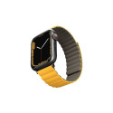 UNIQ Revix Strap Apple Watch Series 1-8/SE/SE2/Ultra 42/44/45/49mm Reversible Magnetic mustard-khaki
