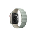Uniq Revix rihm Apple Watch Series 1-8/SE/SE2 38/40/41mm pööratav magnetiline roheline-beež
