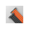 UNIQ Revix rihm Apple Watch Series 1-8/SE/SE2/Ultra 42/44/45/49mm pööratav magnetiline hall-oranž