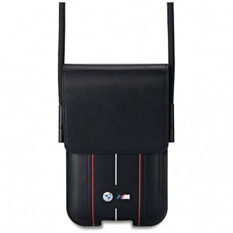 Bag BMW Phone Pouch punased triibud must