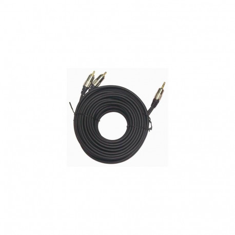 Cablexpert 3,5 mm stereo pistik 2xRCA pistikutega, kullatud ühendused, 1,5 | CCA-352-1.5M