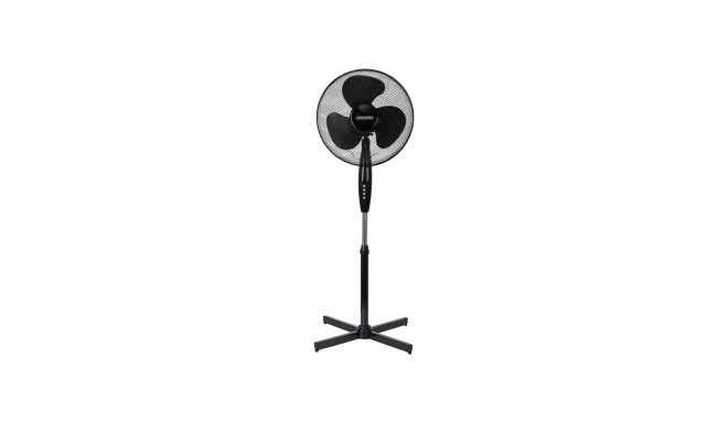 Mesko MS 7311 must põrandaventilaator, läbimõõt 40 cm, 3 kiirust, ostsillatsioon, 45 W