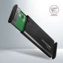 Axagon EEM2-SBC väline korpus M.2 SSD-dele USB-C 3.2 Gen 2 - must