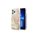 Guess GUHCP13LLFLSD iPhone 13 Pro / 136.1" kuldne kõvakorpus paisley vedel sädelus