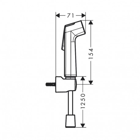 Hansgrohe 29238990 kuldne bideedušš