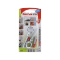 DUOPOWER dowels with O-shaped hook 5x25, 8 pcs.