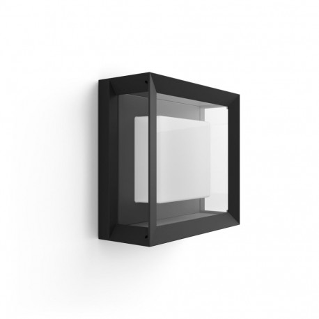 Philips Hue WCA Econic Outdoor Square Wall Lantern | 15 W | 2000-6500 Hue White Colour Ambiance