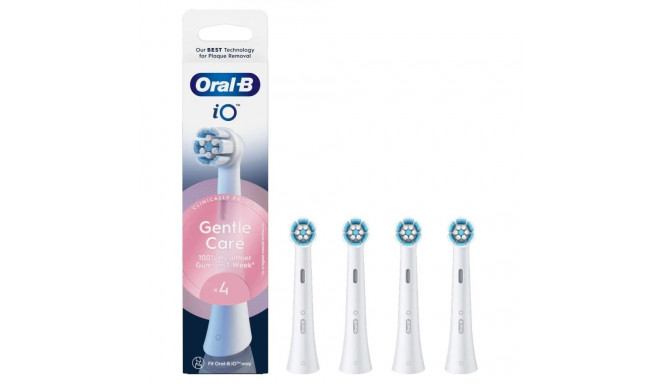 Oral-B iO Gentle Care vahetatavad hambaharjapead täiskasvanutele valge, komplektis 4 pead