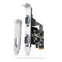 Axagon PCIe 2.0 x1 controller - 2x DB9 serial port (PCEA-S2N)