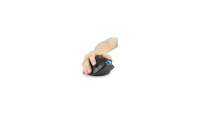 Kensington ProFit Ergo TB450 juhtmevaba hiir, RF juhtmevaba + Bluetooth, 1600 DPI, must/sinine track