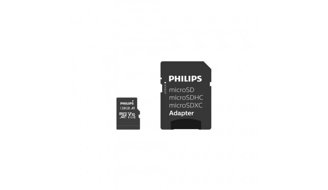 Philips MicroSDHC 128GB klass 10|UHS 1 + adapter