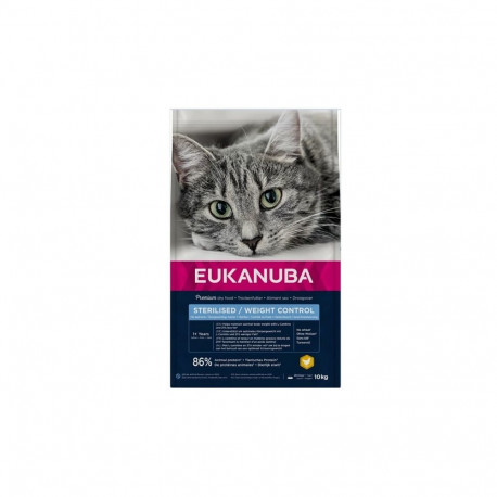 Eukanuba CAT Adult STERILIZED | WEIGHT CONTROL kana kuivtoit kassidele 10 kg
