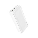 Borofone akupank 30000mAh BJ27B Pindar - 2xUSB - valge
